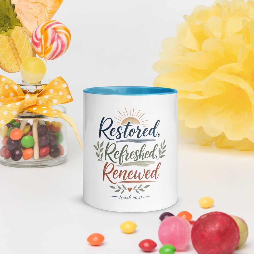 Restored Refreshed Renewed affirmation mug
