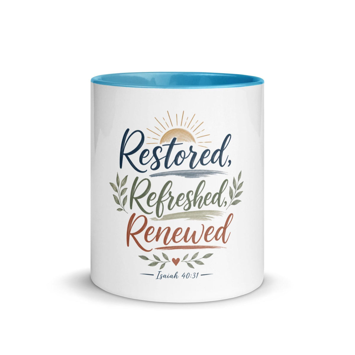 Restored Refreshed Renewed affirmation mug