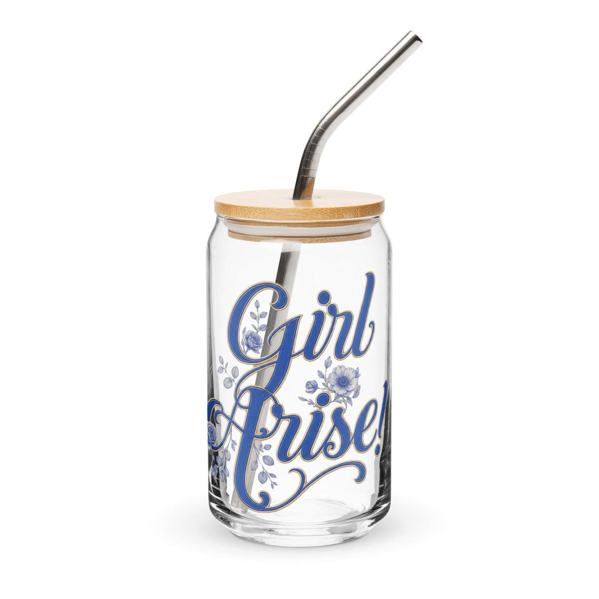 Girl Arise glass tumbler