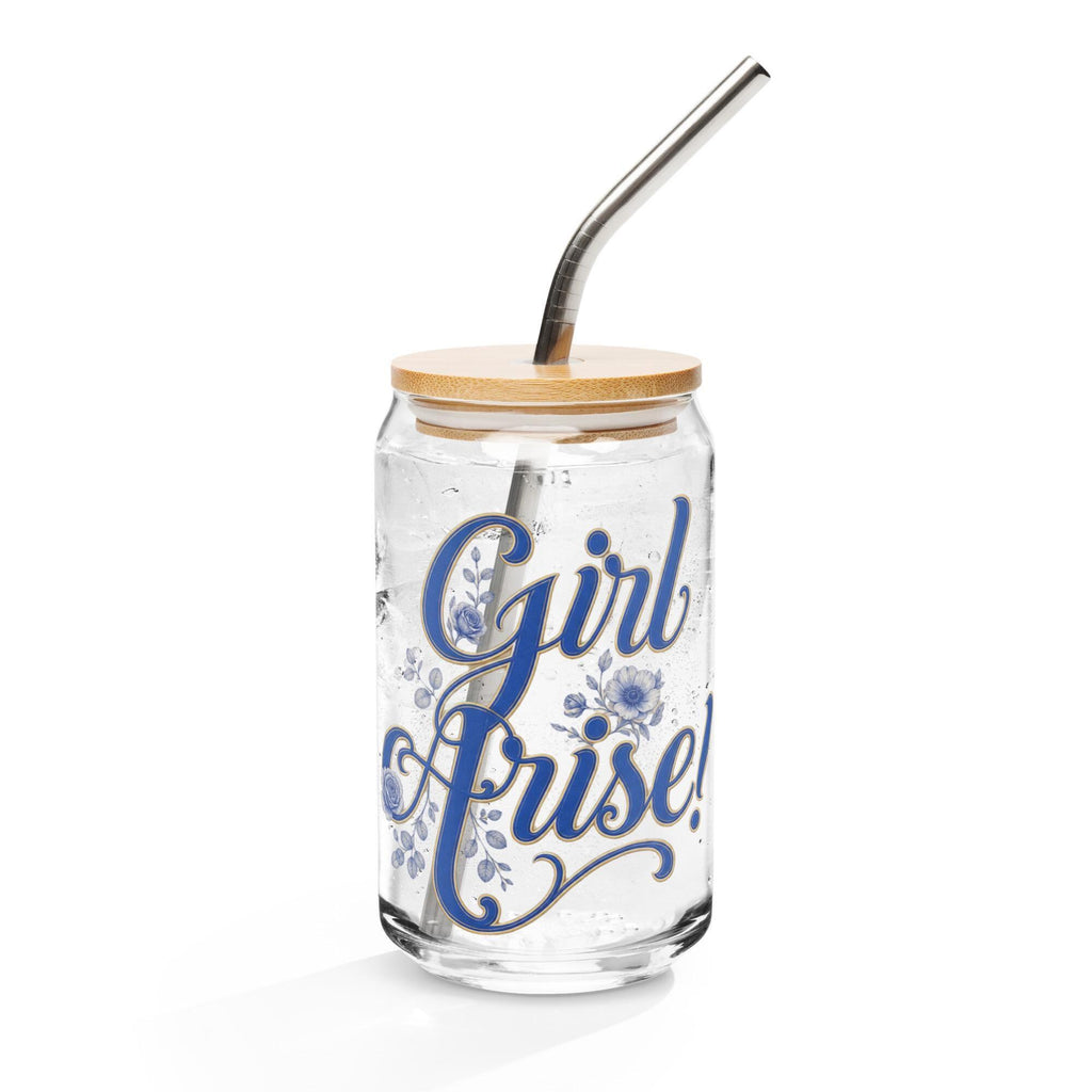 Girl Arise glass tumbler