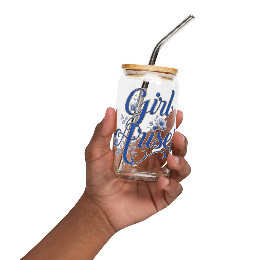 Girl Arise glass tumbler