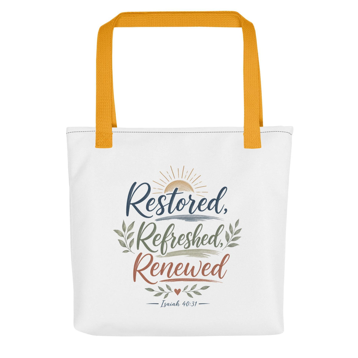 Restored Refreshed Renewed tote bag