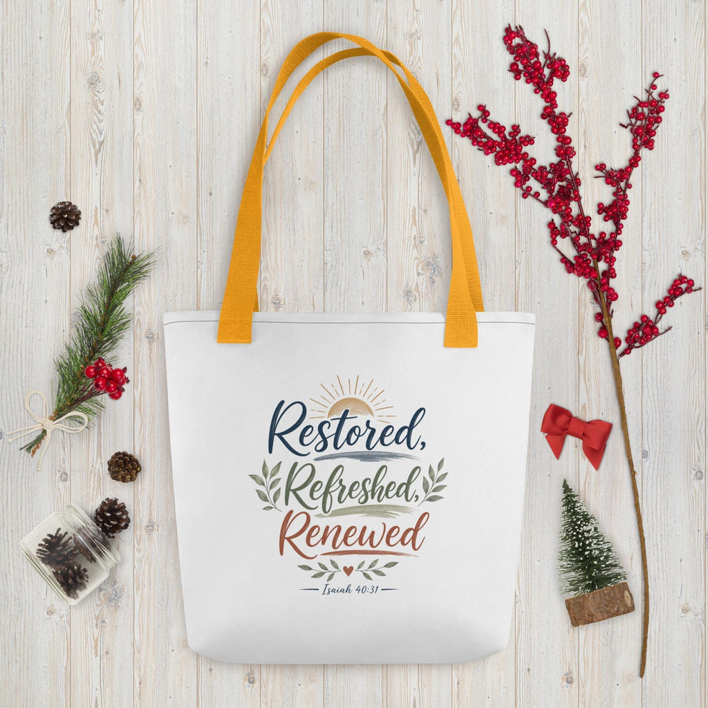 Restored Refreshed Renewed tote bag