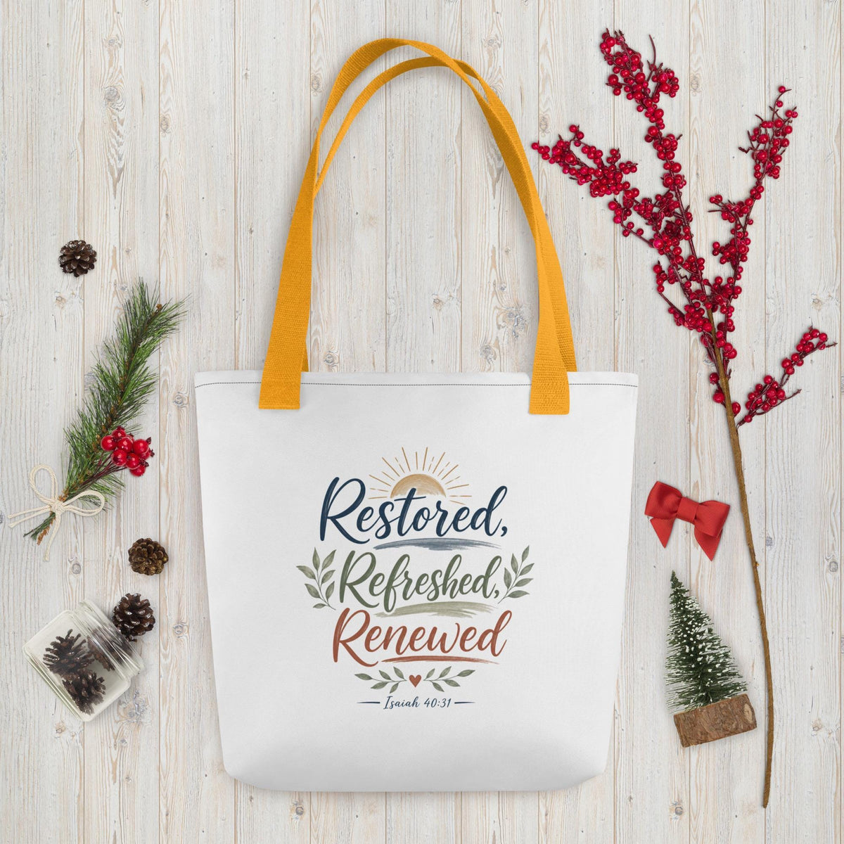Restored Refreshed Renewed tote bag