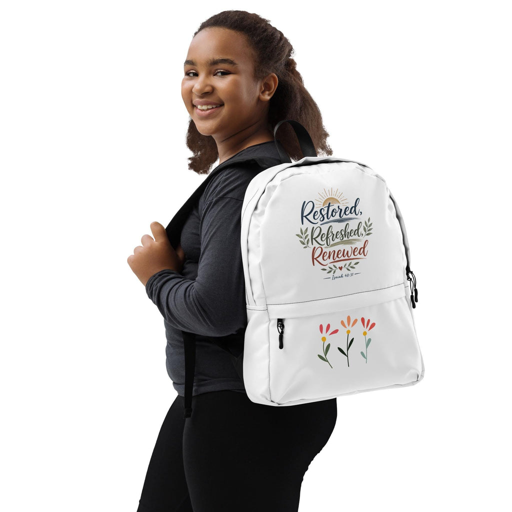 Restored Refreshed Renewed backpack