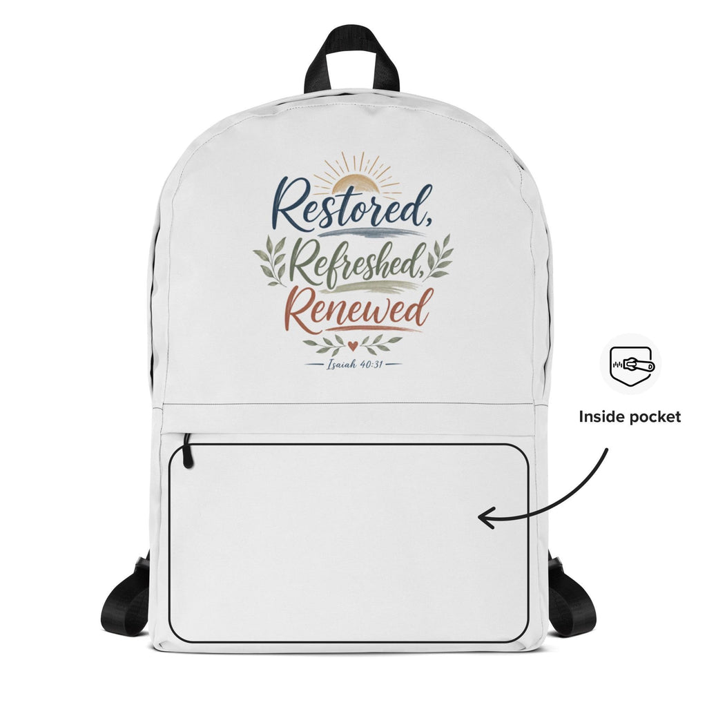 Restored Refreshed Renewed backpack