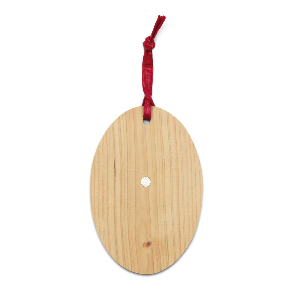 Girl Arise wooden magnet ornament