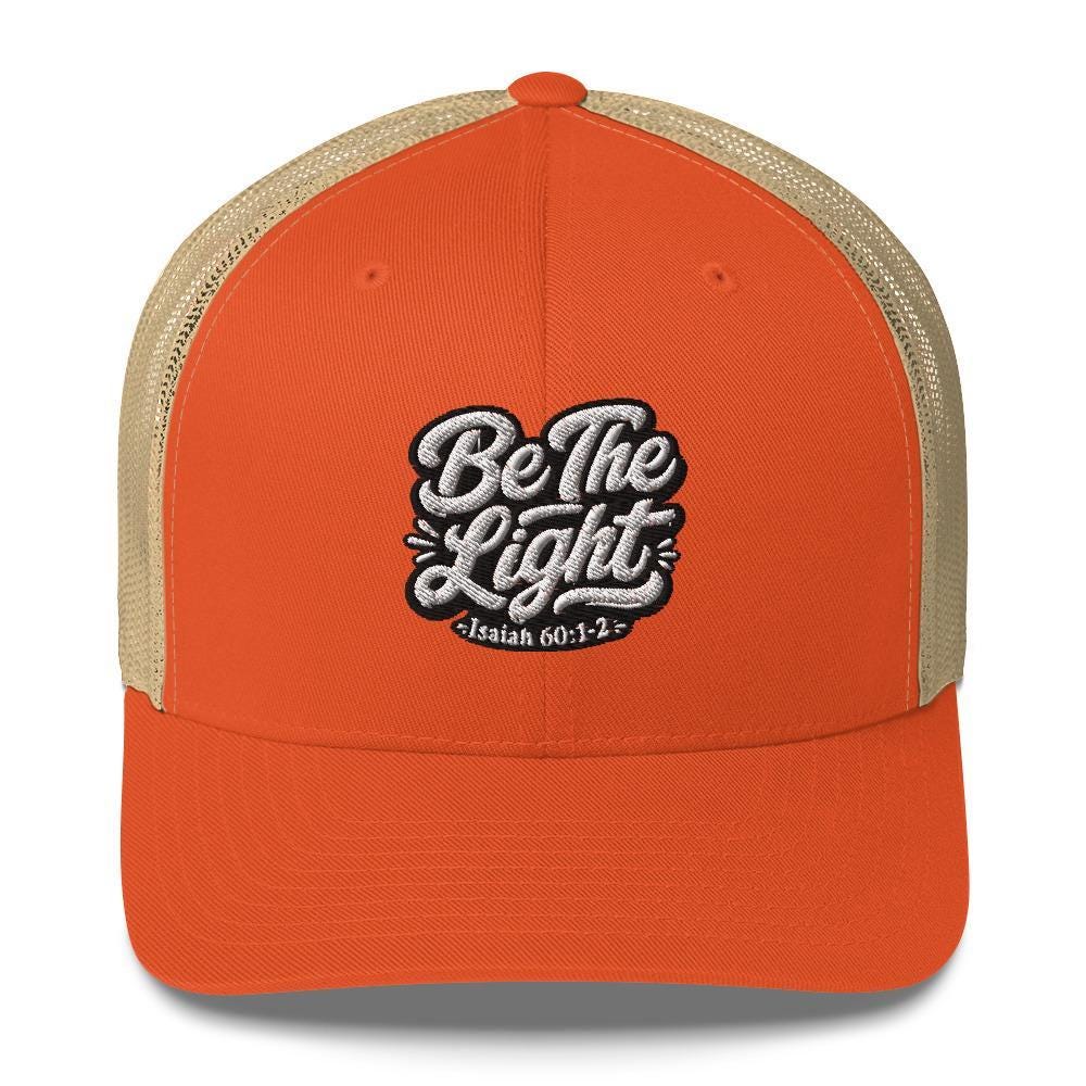 Be The Light trucker hat