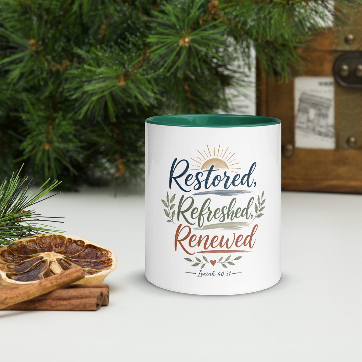 Restored Refreshed Renewed affirmation mug