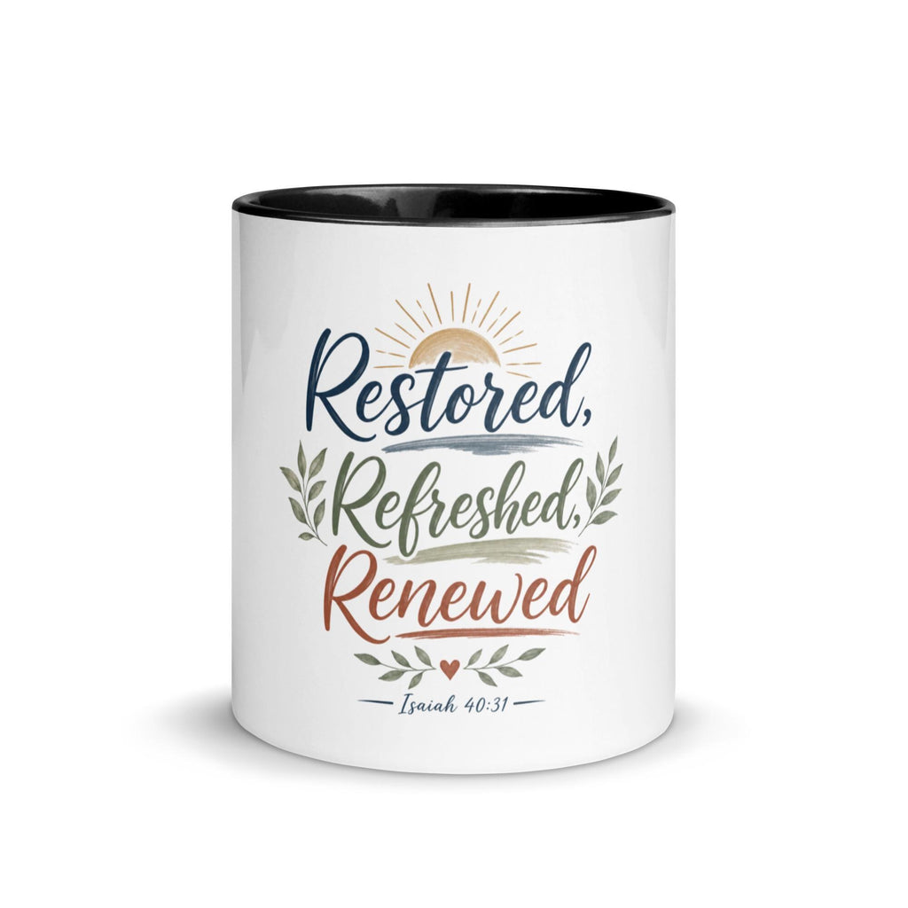 Restored Refreshed Renewed affirmation mug