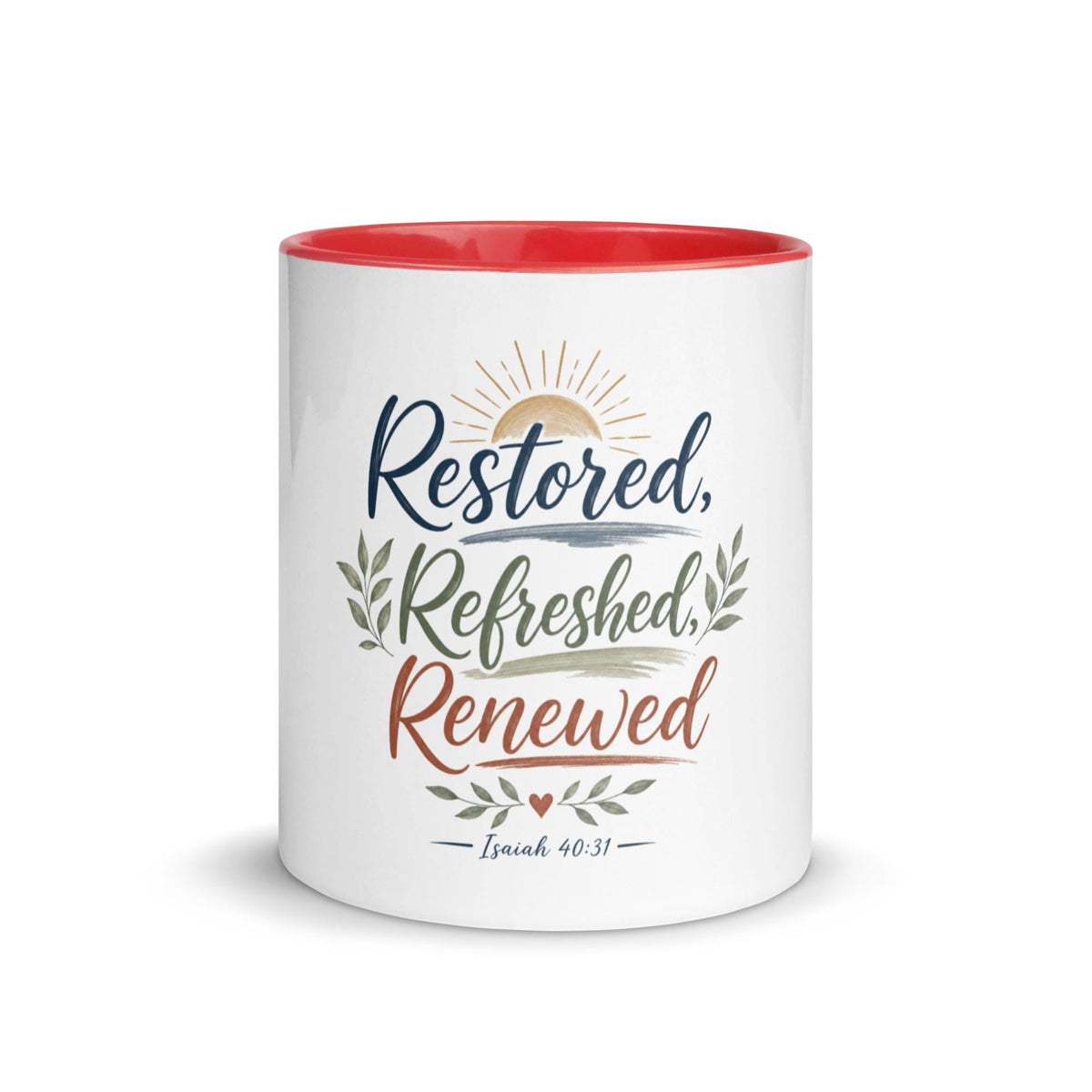 Restored Refreshed Renewed affirmation mug
