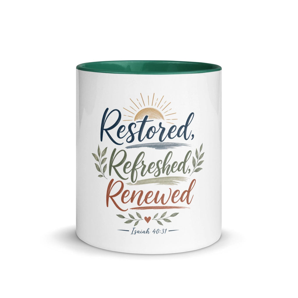 Restored Refreshed Renewed affirmation mug