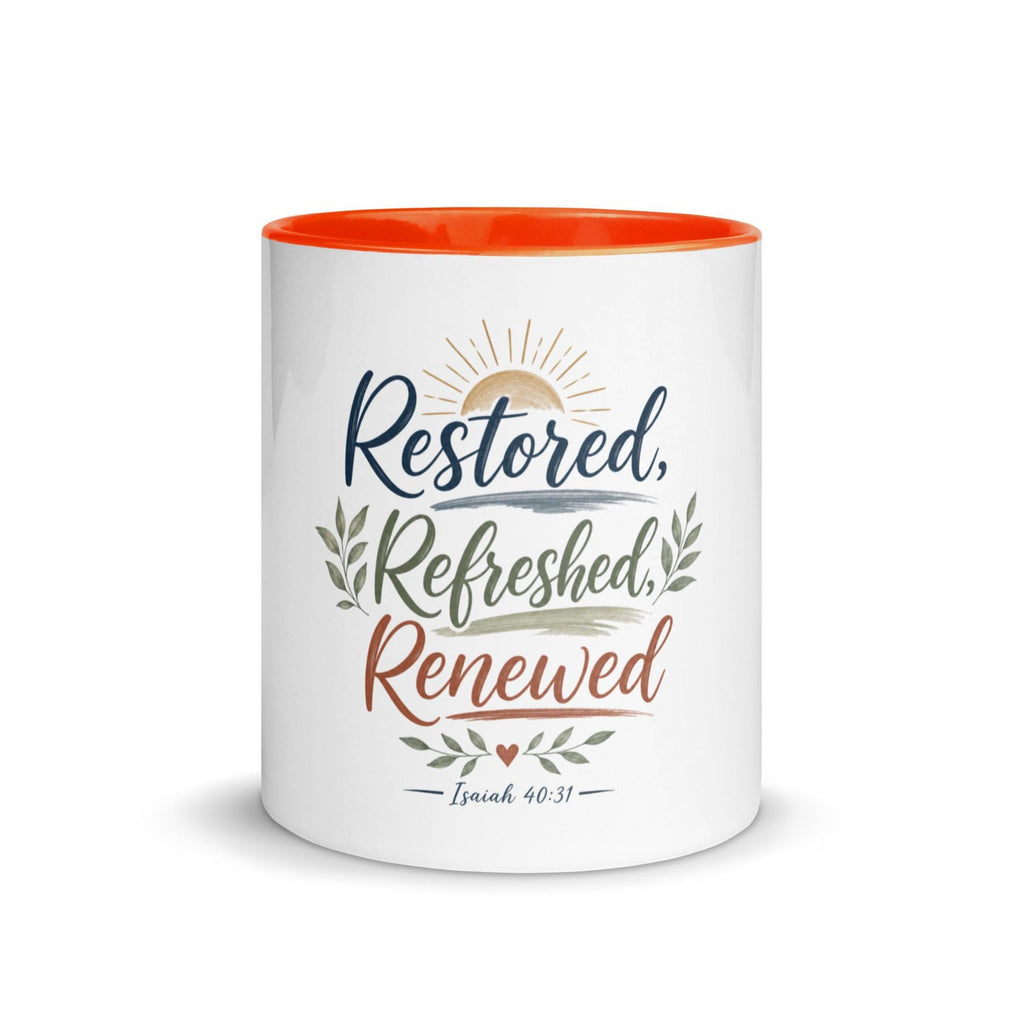 Restored Refreshed Renewed affirmation mug