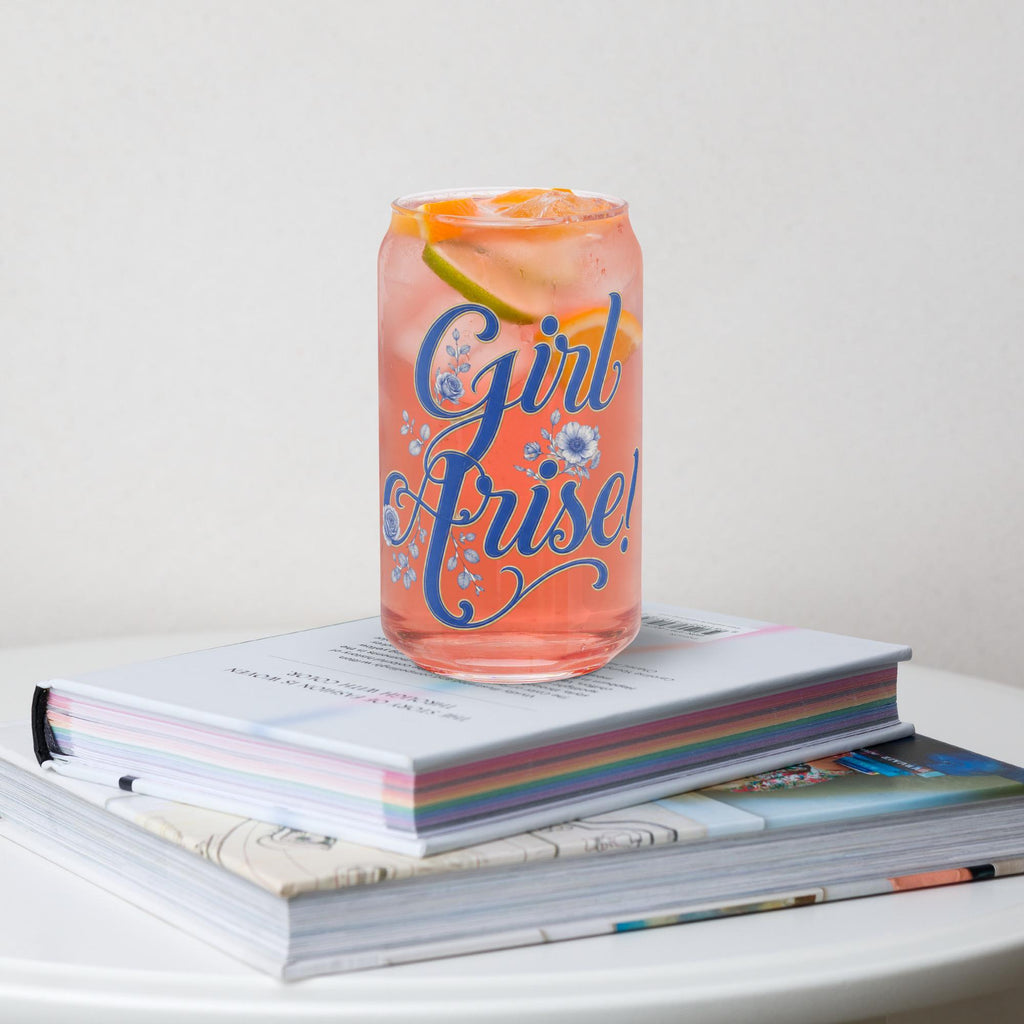 Girl Arise glass tumbler