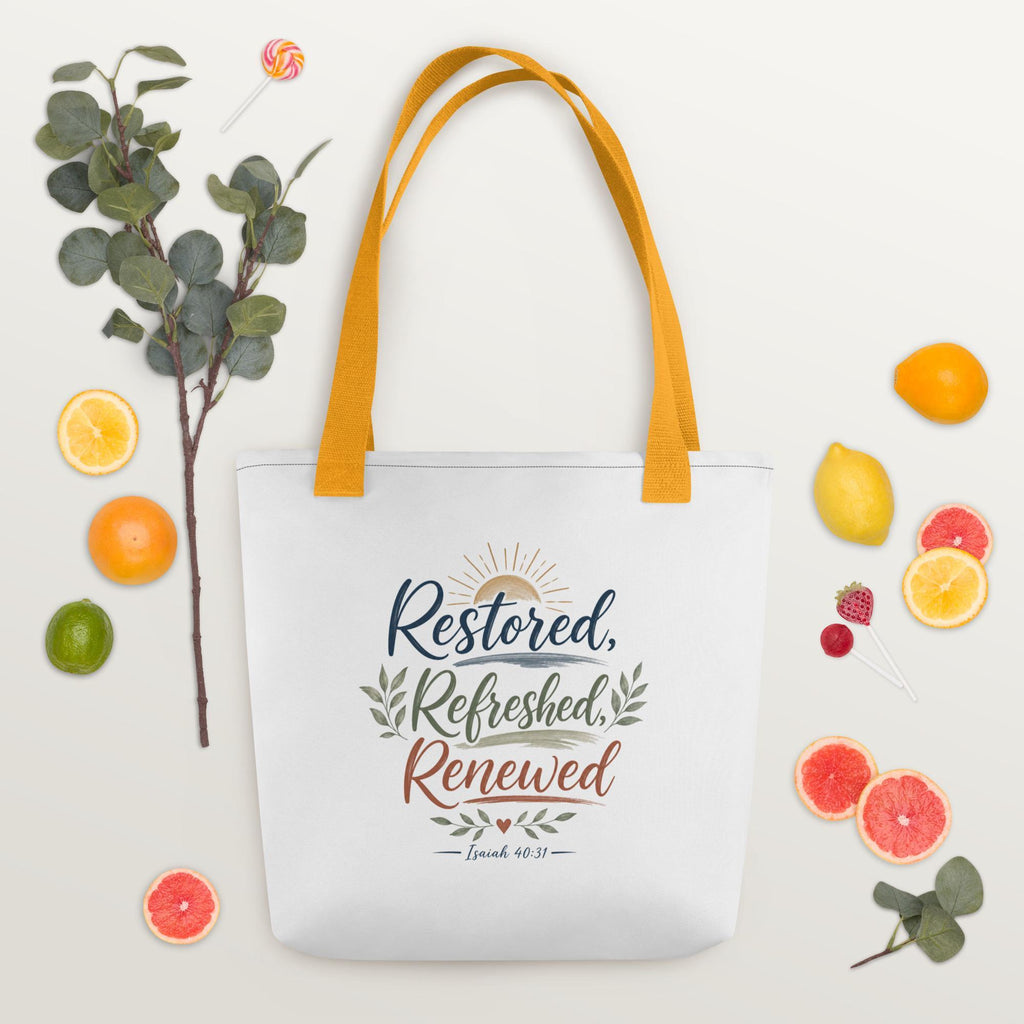 Restored Refreshed Renewed tote bag