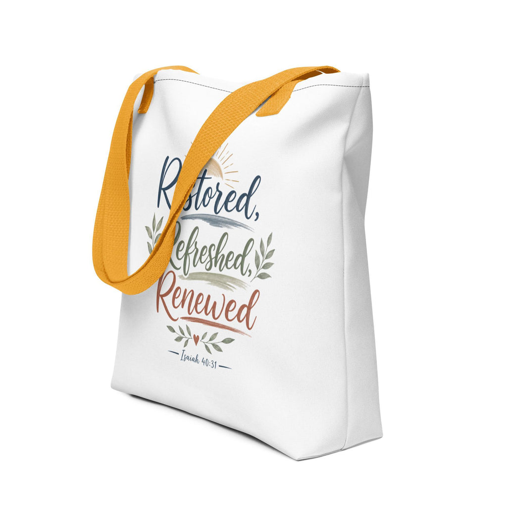 Restored Refreshed Renewed tote bag