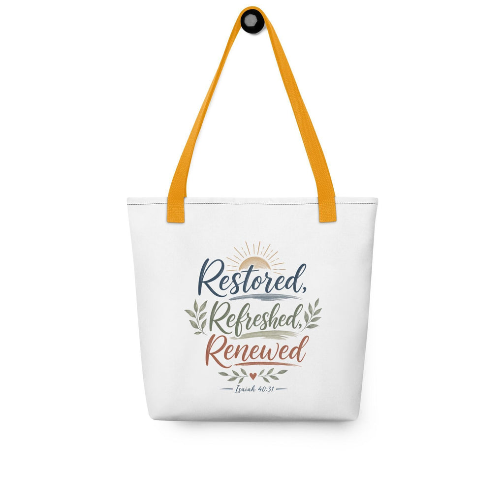 Restored Refreshed Renewed tote bag
