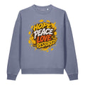 Hope Peace Love Restored vintage crewneck