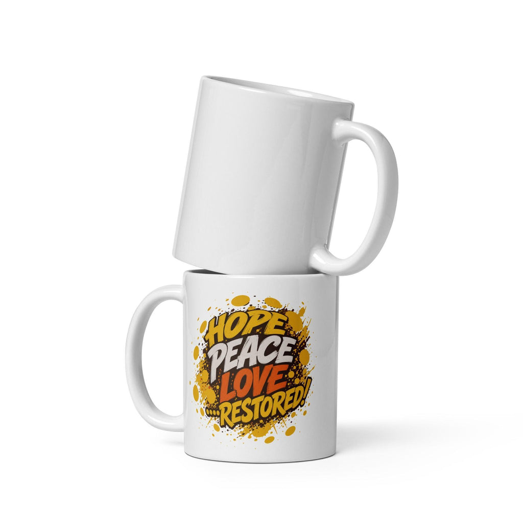 Glossy ceramic coffee mug by Positive Inspire