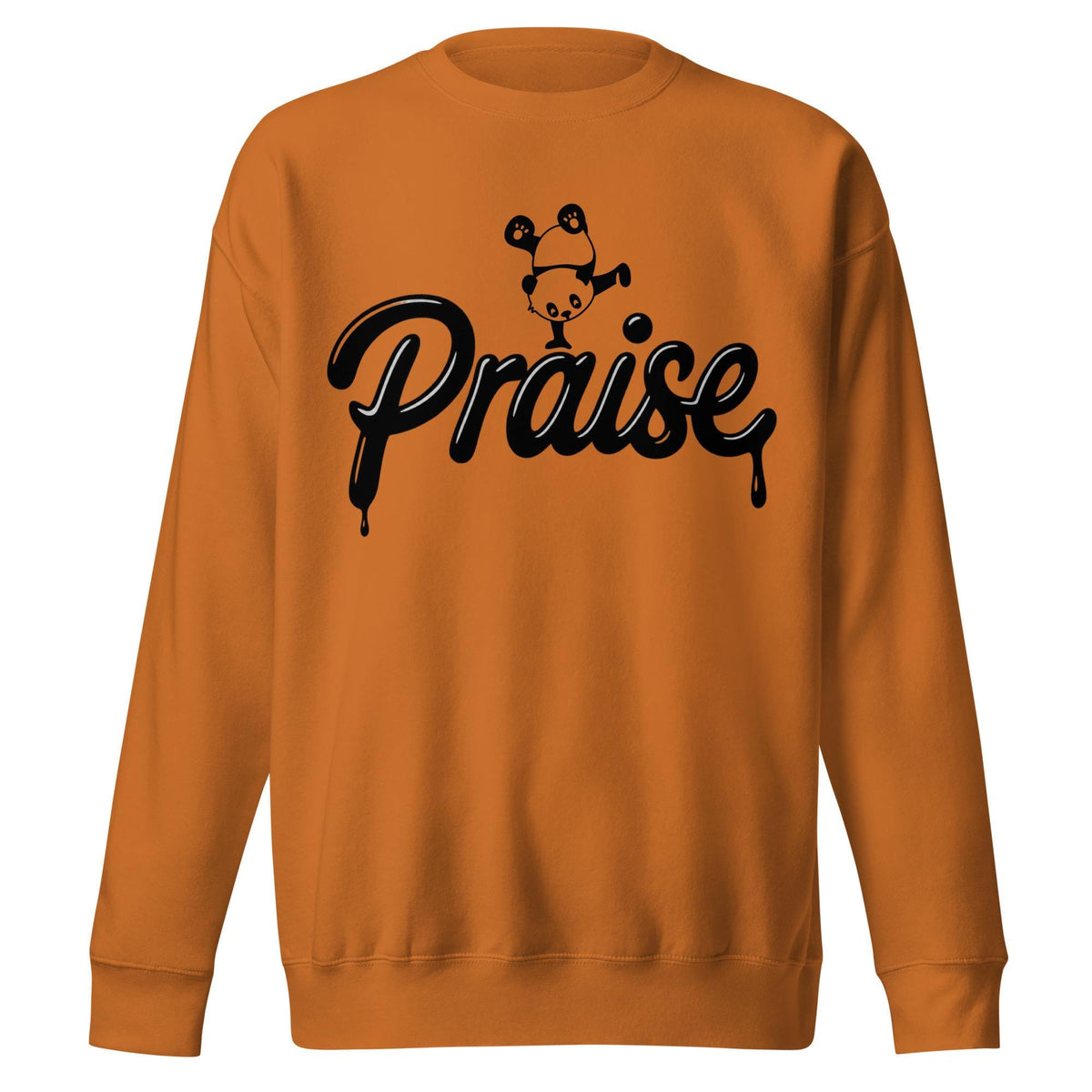 Praise crewneck sweatshirt - Adobe front