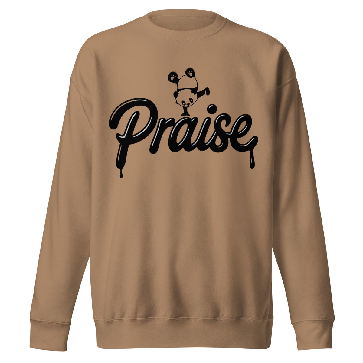 Praise crewneck sweatshirt - Latte