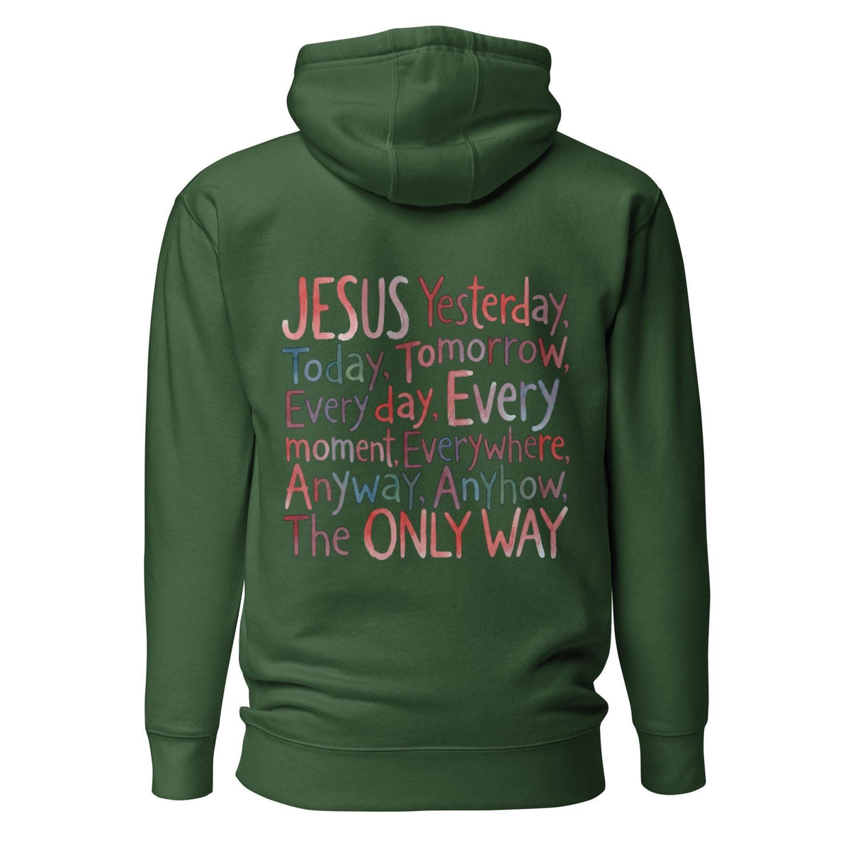 Jesus hoodie - Forest Green