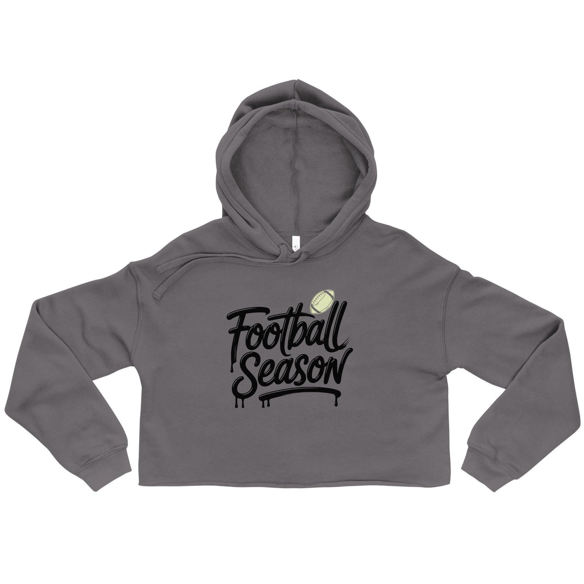 Football Season cropped hoodie flat - Storm