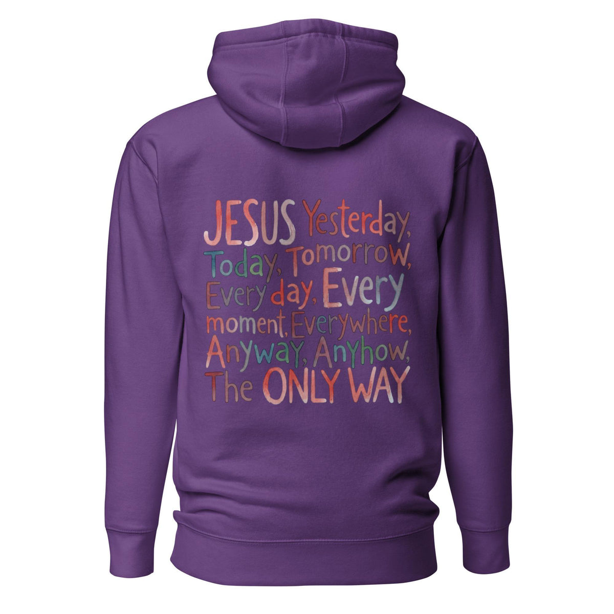 Jesus hoodie - Purple