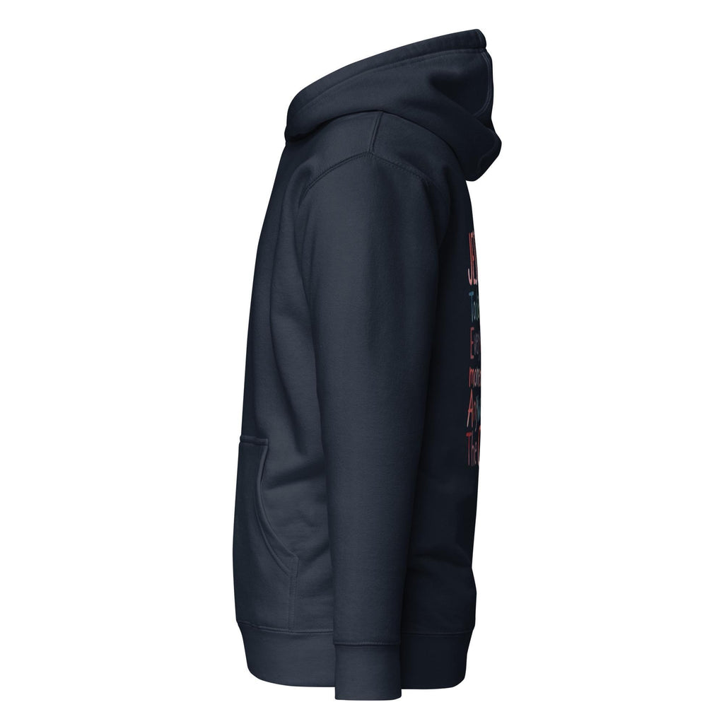 Jesus hoodie - Navy Blazer side
