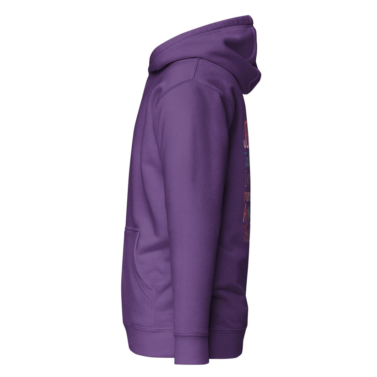 Jesus hoodie - Purple side