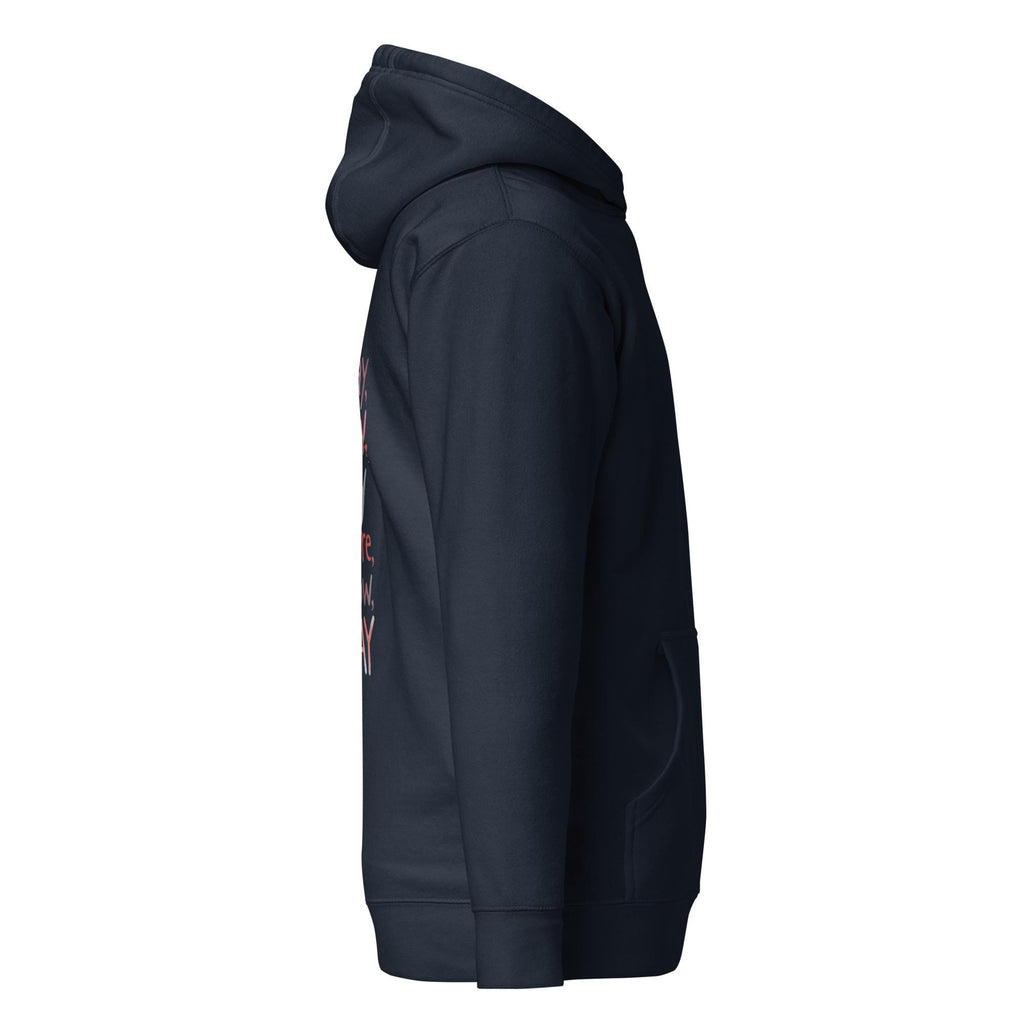 Jesus hoodie - Navy Blazer side view