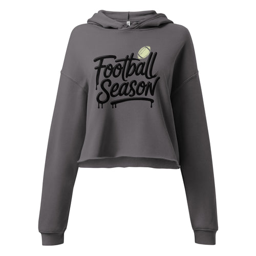Football Season cropped hoodie - Storm