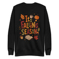 It's Falling Season crewneck sweatshirt - Black